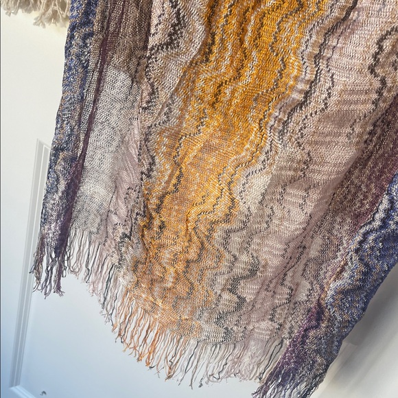 Missoni Blue and Yellow Knit Accessory - Picture 4 of 6